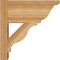 Ekena Millwork Funston Traditional Rough Sawn Outlooker, Western Red Cedar, 8"W x 16"D x 16"H OUT08X16X16FST01RWR - alternate 3
